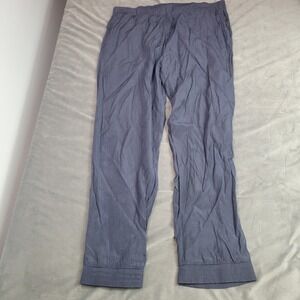 Hive & Honey Womens Navy Blue Cotton Blend Elastic Waist Jogger Pants Size M